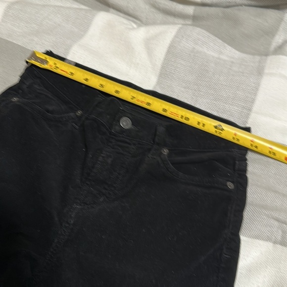 Citizens of humanity Harlow Black ankle corduroy mid rise slim - Picture 8 of 12